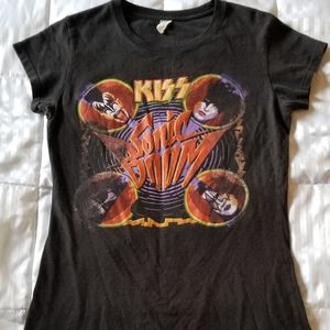 Kiss sonic boom womens shirt